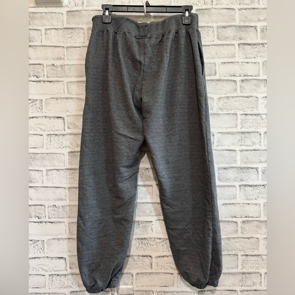 Girl’s US Polo Assn gray with pink logo pull on sweatpants joggers XL - Picture 2 of 3